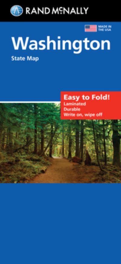 Cover for Rand Mcnally · Rand McNally Easy to Fold: Washington State Laminated Map (Paperback Bog) (2021)