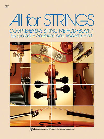 Cover for Robert Frost · All for Strings Book 1 Viola (Sheet music) (1985)