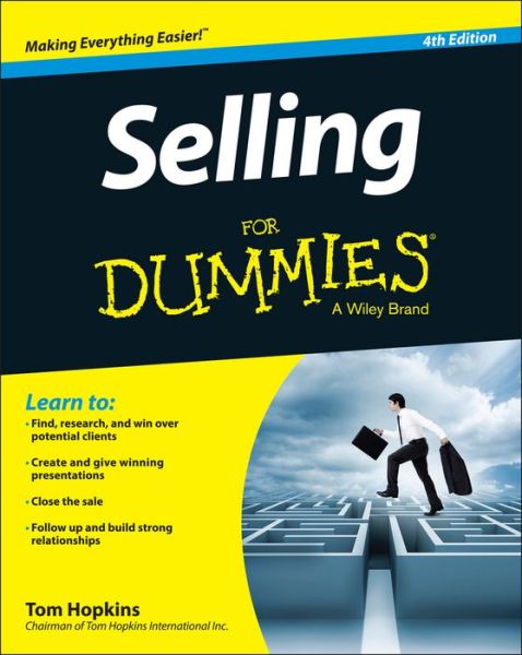 Cover for Tom Hopkins · Selling For Dummies (Paperback Book) (2015)