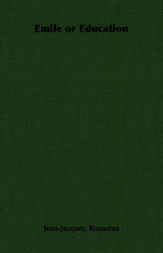 Cover for Jean-jacques Rousseau · Emile or Education (Paperback Bog) (2006)
