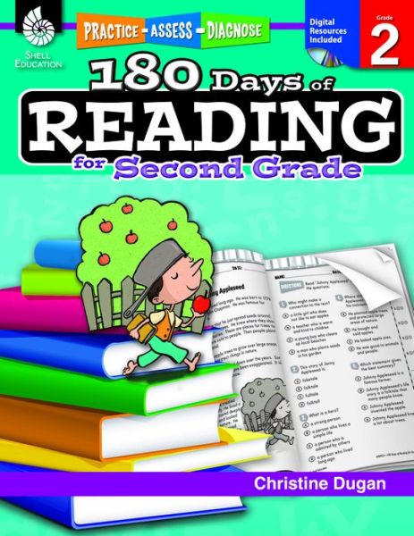 Cover for Christine Dugan · 180 Days of Reading for Second Grade: Practice, Assess, Diagnose (Paperback Book) (2013)