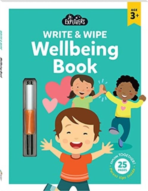 Cover for Junior Explorers Write &amp; Wipe Wellbeing (Paperback Book)