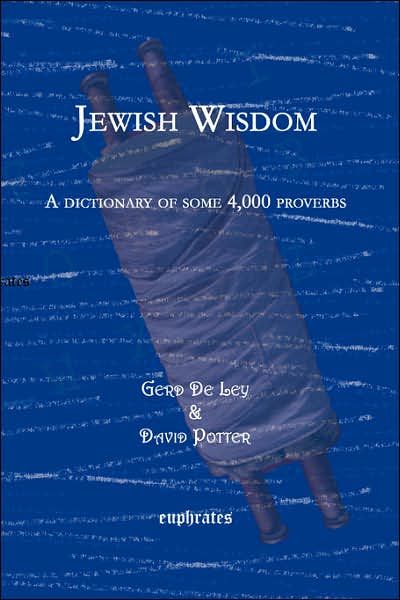 Cover for David Potter · Jewish Wisdom: A dictionary of some 4,000 proverbs (Paperback Book) (2006)