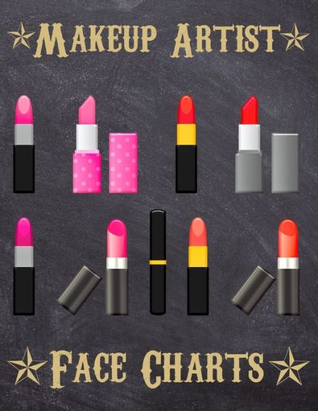 Cover for From Dyzamora · Makeup Artist Face Charts (Pocketbok) (2019)