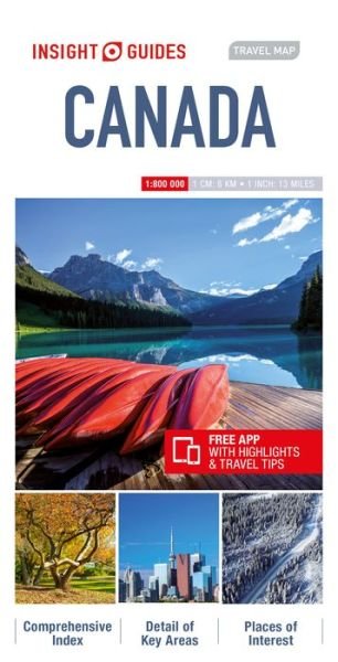 Cover for Insight Guides · Insight Guides Travel Map Canada - Insight Guides Travel Maps (Kartor) [4 Revised edition] (2018)