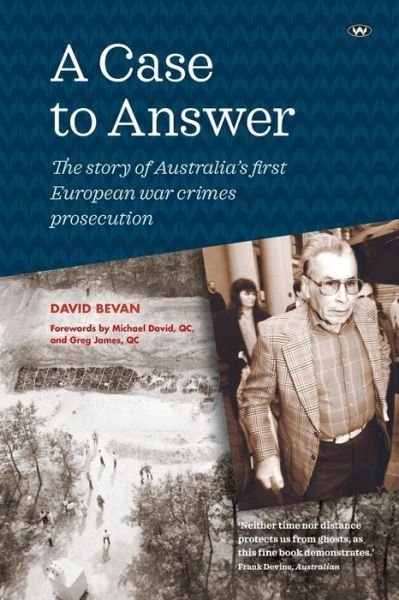Cover for David Bevan · A case to answer (Bok) (1994)
