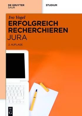 Cover for Vogel · Erfolgreich recherchieren Jura (Book) (2015)