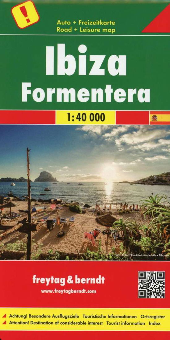 Cover for Freytag &amp; Berndt · Ibiza - Formentera, Special Places of Excursion Road Map 1:40 000 (Landkart) (2015)
