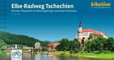 Cover for Elbe Radweg Tschechien - Radtourenbucher (Spiral Book) (2024)