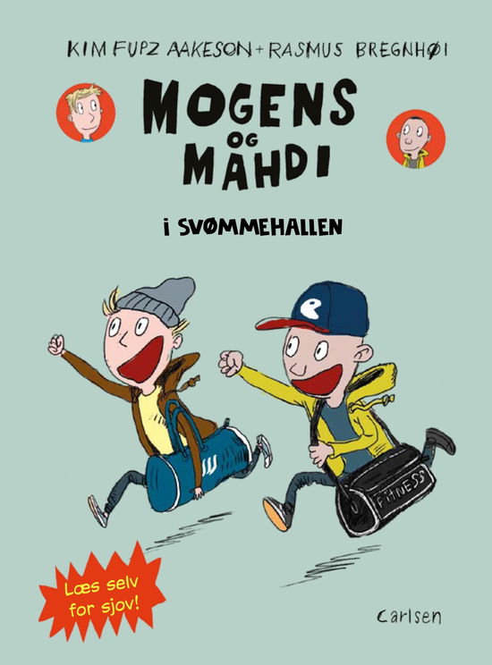 Cover for Kim Fupz Aakeson · Mogens og Mahdi - Læs selv for sjov: Mogens og Mahdi i svømmehallen (Bound Book) [1st edition] (2019)