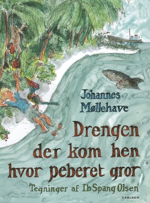 Cover for Johannes Møllehave · Drengen der kom hen hvor peberet gror (Innbunden bok) [1. utgave] (1993)