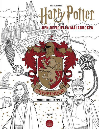 Cover for Harry Potter - Den officiella målarboken : Gryffindor (Paperback Book) (2022)