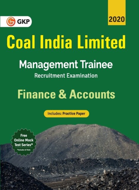 Cover for Gkp · Coal India Ltd. 2019-20 Management Trainee Finance &amp; Accounts (Paperback Book) (2020)