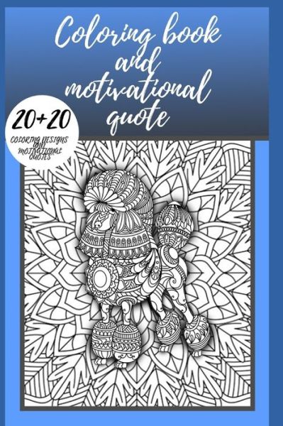 Cover for Othman Zergoun · Coloring book and motivational quotes (Paperback Book) (2020)