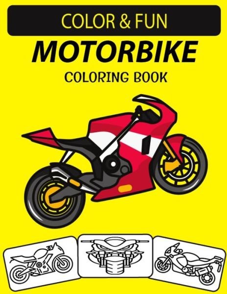 Cover for Black Rose Press House · Motorbike Coloring Book (Taschenbuch) (2020)
