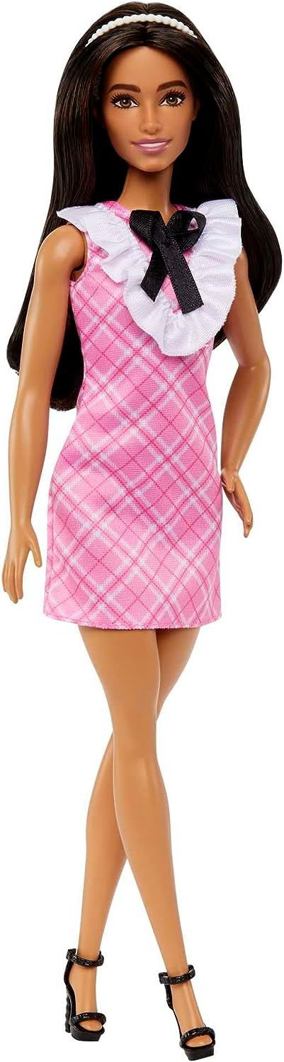 Cover for Barbie  Fashion Doll  Pink Plaid Dress Toys (MERCH)