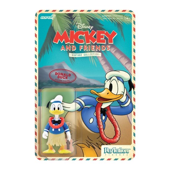 Cover for Disney · Disney Reaction Figures - Vintage Collection Wave 2 - Donald Duck (Hawaiian Holiday) (MERCH) (2022)