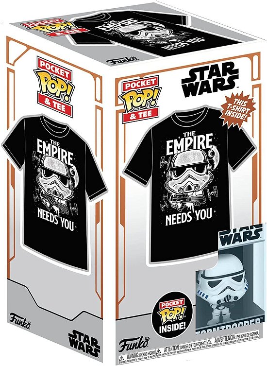 Star Wars Pocket POP! & Tee Vinyl Figur & T-Shirt - Star Wars - Koopwaar - Funko - 0889698635233 - 27 december 2022