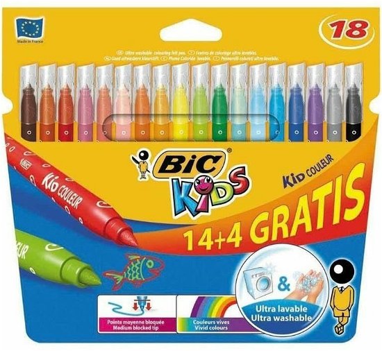 Cover for Bic · BIC Kids Kid Couleur 14 + 4st. gratis (Spielzeug)