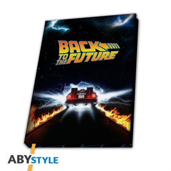 Cover for Back To The Future Delorean A5 Notebook (Paperback Book) (2024)