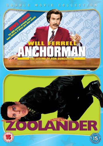 Cover for Anchorman - The Legend of Ron Burgundy / Zoolander · Anchormanzoolander (DVD) (2011)