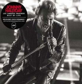 Cover for Johnny Hallyday · Best of Live: Les Annees Warner (LP) (2024)