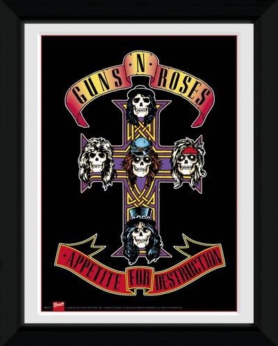 Guns N Roses - Appetite (Stampa In Cornice 20x15 Cm) - Guns N' Roses - Fanituote -  - 5028486164233 - 