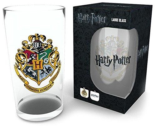 Hogwarts Crest (Large Glass) - Harry Potter - Merchandise - GB EYE - 5028486333233 - February 7, 2019