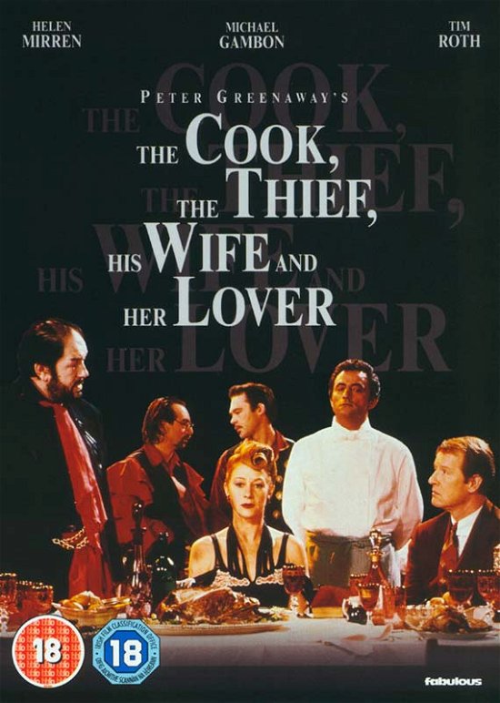 Cover for The Cook the Thief His Wife and He · The Cook The Thief His Wife And Her Lover (DVD) (2016)