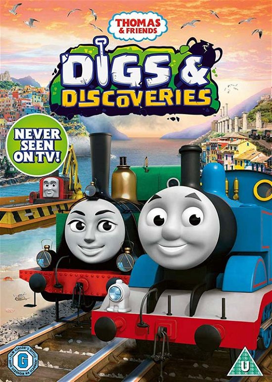 Cover for Thomas &amp; Friends - Digs &amp; Disc · Thomas &amp; Friends - Digs &amp; Discoveries (DVD) (2019)