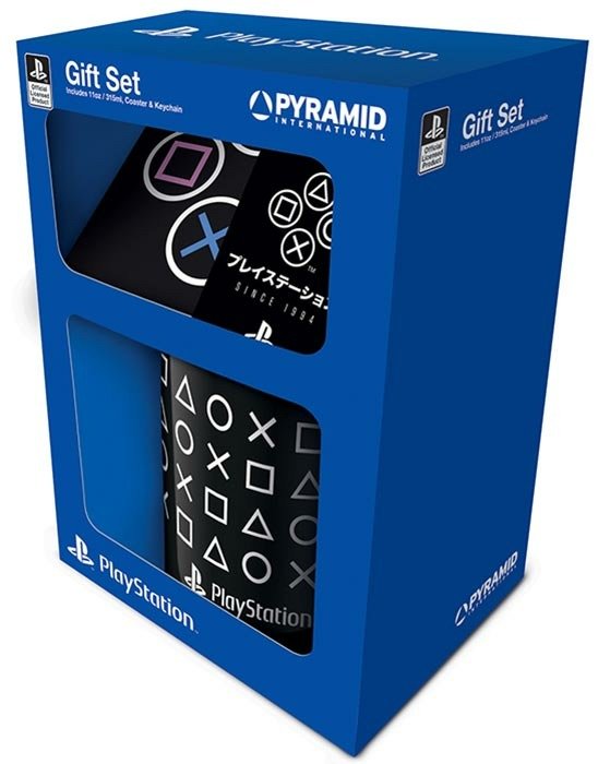 Cup -Spiel, Untersetzer und Playstation Onyx Keych - Pyramid - Merchandise - PYRAMID INTERNATIONAL - 5050293855233 - June 6, 2023