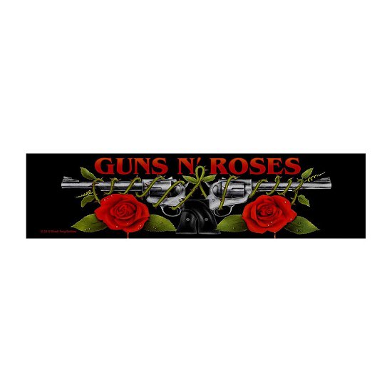 Cover for Guns N Roses · Guns N' Roses Super Strip Patch: Logo / Roses (Retail Pack) (Patch)