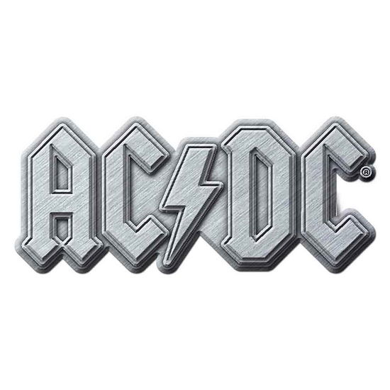 Cover for AC/DC · AC/DC Pin Badge: Metal Logo (Die-Cast Relief) (Anstecker) [Metallic edition] (2019)