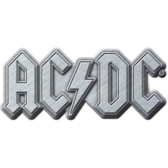 Cover for AC/DC · AC/DC Pin Badge: Metal Logo (Die-Cast Relief) (Badge) [Metallic edition] (2019)