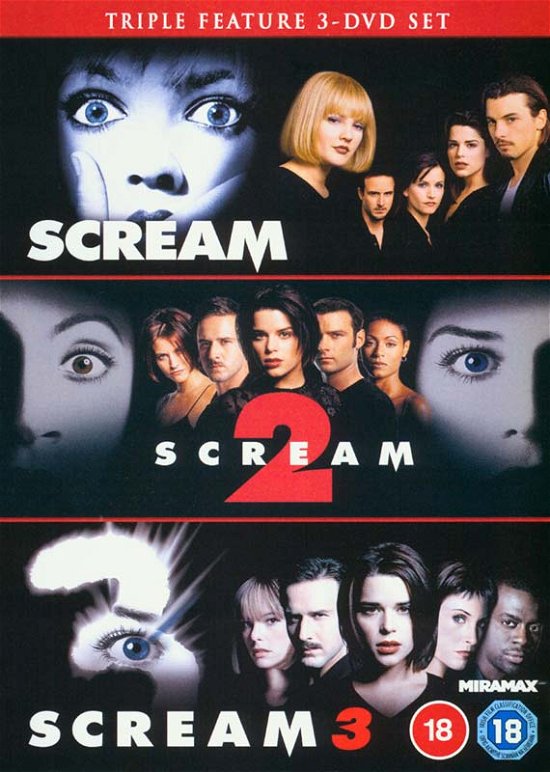 Cover for Scream Trilogy - Scream / Scre · Scream Trilogy (DVD) (2020)