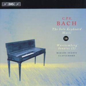 Bach,c.p.e. / Spanyi · Solo Keyboard Music 16 (CD) (2007)