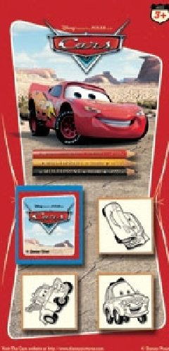 Cover for Creatief | Stempelen · Multiprint 3823 - Blister 3 Timbri - Cars (Toys)