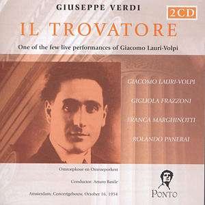 Cover for Verdi Giuseppe · Basile Arturo-il Trovatore (CD)