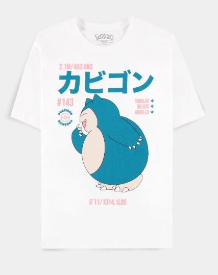 Cover for Pokemon · POKEMON - Snorlax #143 - Womens T-shirt (Toys) [size M]