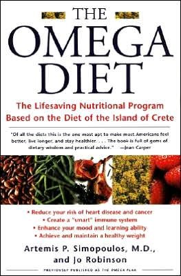 Cover for Jo Robinson · The Omega Diet: the Lifesaving Nutritional Program Based on the Diet of the Island of Crete (Pocketbok) (2021)