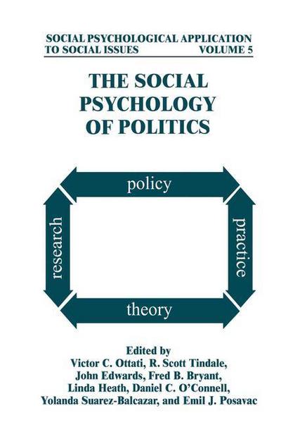Cover for Victor C Ottati · The Social Psychology of Politics - Social Psychological Applications To Social Issues (Hardcover Book) [And Ed. edition] (2002)