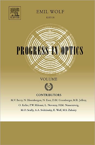 Cover for Emil Wolf · Progress in Optics - Progress in Optics (Hardcover Book) (2007)