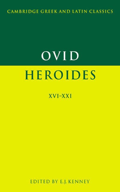 Cover for Ovid · Ovid: Heroides XVI-XXI - Cambridge Greek and Latin Classics (Pocketbok) (1996)