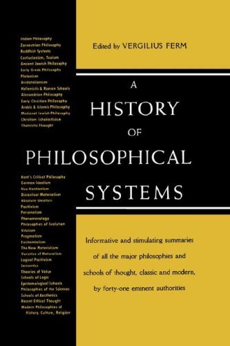 A History of Philosophical Systems - Vergilius Ferm - Books - Philosophical Library - 9780806529233 - 1950