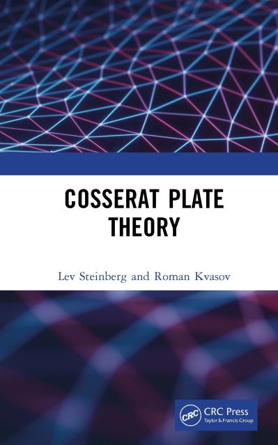 Cover for Steinberg, Lev (University of Puerto Rico at Mayaguez) · Cosserat Plate Theory (Hardcover Book) (2022)