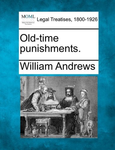 Cover for William Andrews · Old-time Punishments. (Paperback Book) (2010)