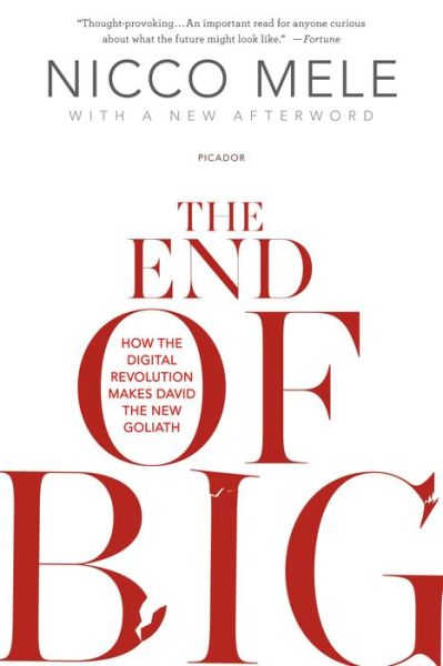 Cover for Nicco Mele · The End of Big: How the Digital Revolution Makes David the New Goliath (Paperback Book) (2014)