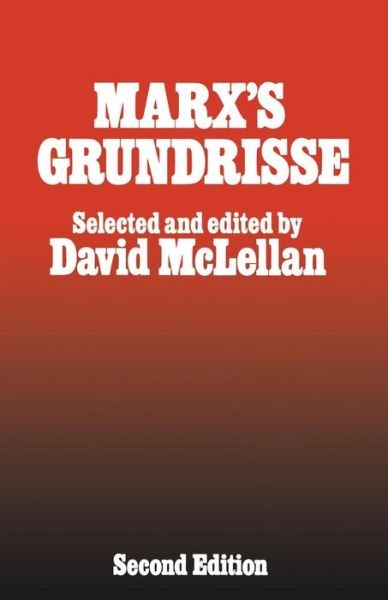 Cover for David McLellan · Marx’s Grundrisse (Paperback Book) [2nd ed. 1980 edition] (1980)