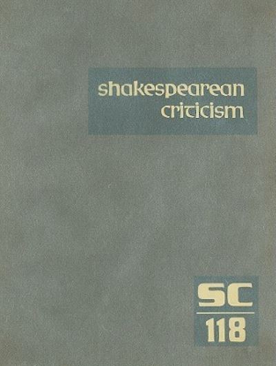 Cover for Michelle Lee · Shakespearean criticism (N/A) (2009)