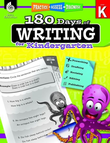 Cover for Tracy Pearce · 180 Days™: Writing for Kindergarten: Practice, Assess, Diagnose - 180 Days of Practice (Paperback Book) (2015)